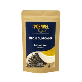 CENVEL® Special Gunpowder Green Tea | 100% Natural Pure Loose Leaf Gunpowder Green Tea | Rich in Antioxidant