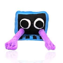 wiztex Regenbogen Freunde Chapter 2 Plush Toy - Cyan Cute Stuffed Toy Rain Bow Friend Stuffed Toy | Beautifully Animated and Inspired by Rain Bow Friends Fans - Gift for Kids (Tv Rain-bow Friends)