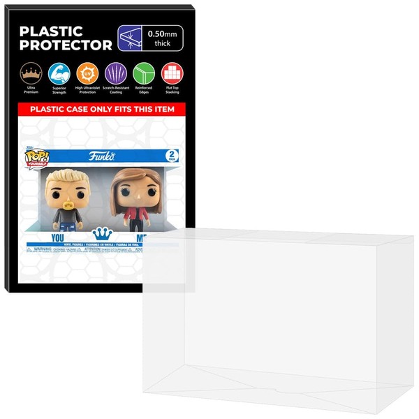 Display Geek, 1 x Plastic Pop Protector Compatible with 2