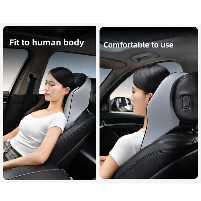 ZLOHPAE Memory Foam car Neck Pillow and Lumbar Support Pillow