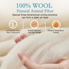 YOUR MOON Summer Lightweight Wool Comforter - Breathable & Thin