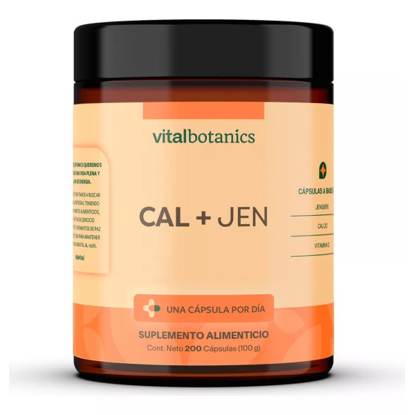 VitalBotanics Calcio + Vitamina D3 Con 200 Capsulas | Vitalbotanics