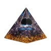 Crystal Pyramid Exquisite Beautiful Pyramid Power Stone Ornament for Desks