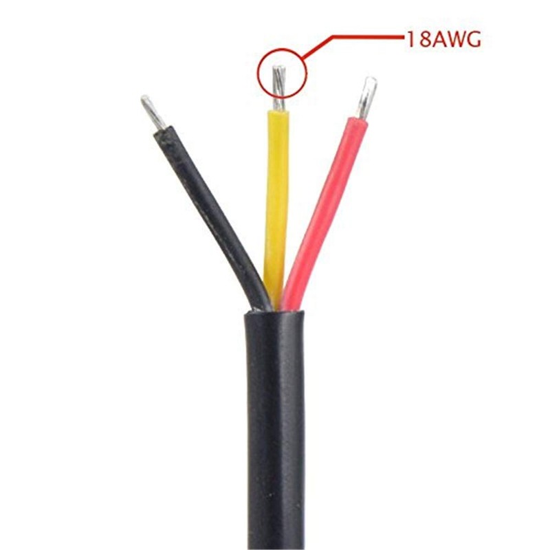 WESIRI 5Pairs 3pin Black Electrical Connector LED Connector for LED