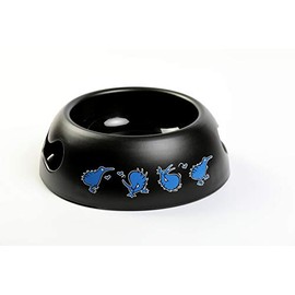 Kiwi Walker Feeding Bowl Kiwi, Medium, Blue/ Black