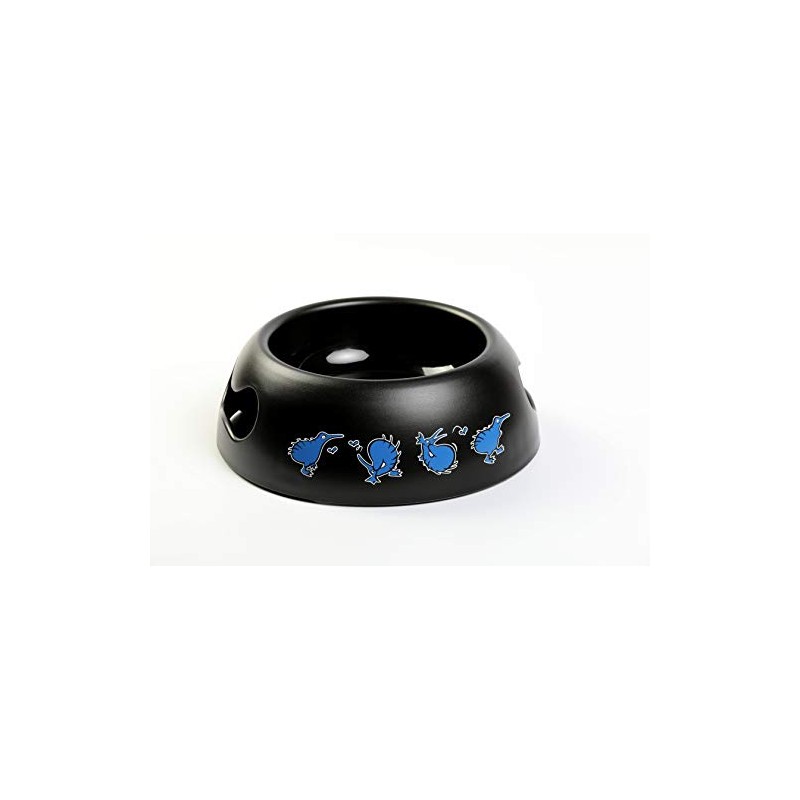 Kiwi Walker Feeding Bowl Kiwi, Medium, Blue/ Black