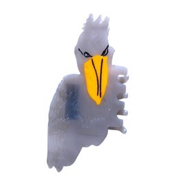 Novelty Shoebill Bird Hair Clip,Acetate Claw Clips,Small Hair Clips for Women,Funny Hair Clips