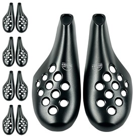The Kingsland Shoe Project Fresh Flow Shoe Trees for Men & Women Black, Pack of 5, Medium
