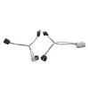 LED Headlight Converters Harness Front Left and Right Compatible with