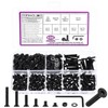 496-Piece M3 Screws Set, M3 Countersunk Screws Set, Flat Head
