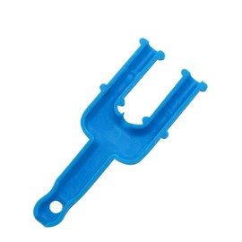 JCBIZ 8PCS Rubber Bands Large Y Shaped Slingshot Plastic Braiders Accessories Blue Braided Jewelry Tools Accessories 2.68inx1in Used to Make Necklace Bracelet Clasp