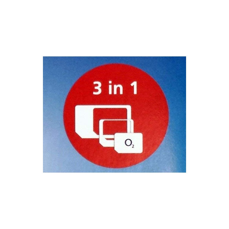 O2 Sim Card Pay As You Go (PAYG) £25 Data