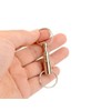 2PCS Pull-Apart Key Rings Keychains-Heavy Duty Dual Key Ring Pull