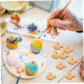 Operitacx 2sets Rabbit DIY Foam Decoration Case Inflatable Bunny Green Decoration Topple Indestructible Unique Unfinished Easter Ornaments Clear Tin Luxury Kit Yo Pig 100pcs*2