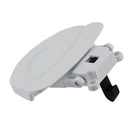 Spares2go Plastic Door Handle Lever for CDA Washing Machines (White)