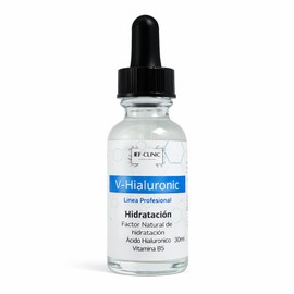 V-Hialuronic, Sérum Hidratante Profesional con Ácido Hialurónico y Vitamina B5, 30ml Uso diario en casa o en cabina spa como complemento de faciales profesionales.
