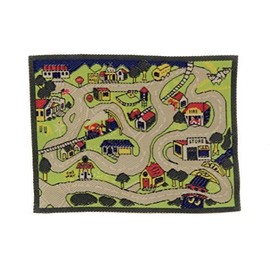 Melody Jane Dolls House Car Rug Mat Miniature Nursery Play Room Accessory 1:12