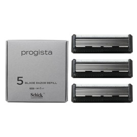 Schick progista Progista 5-Blade Shaver Replacement Blades (3-Pack) Men's Shaving Razor Beard Shaving