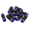 10Pcs 6mm Dia 2 Way Straight Tube Hose Pneumatic Air