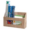 Bamboo Wall Mounted Kitchen Organizer & Holder for Foil, Wax