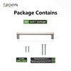 LECHYN Satin Nickel Kitchen Cabinet Pull, 10 Pack 5 Inch(128MM)