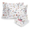 eBeddy Linens Standard Floral Print Pillow Shams Set (20x26 Inch)