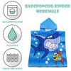 FEBE Bath Poncho Children's Bath Towel with Hood Bathrobe for