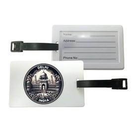 Delhi India Travel Souvenir Destination Luggage Tag Single