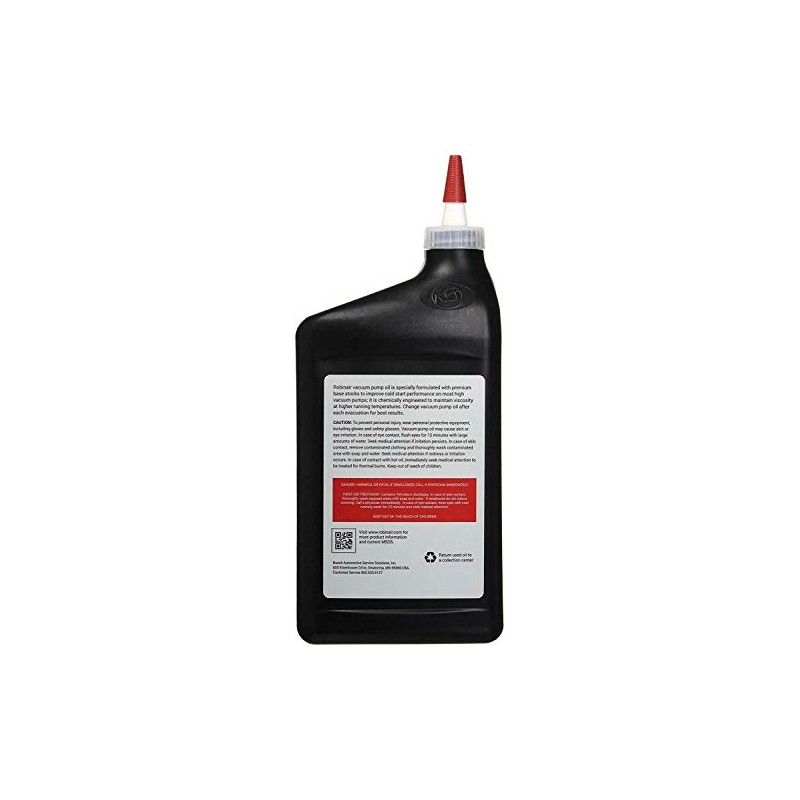 Robinair 13203.0 Premium High Vacuum Pump Oil - 1 Quart