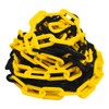 Yellow and Black Plastic Chain Barrier 3 Meter Length, 8mm