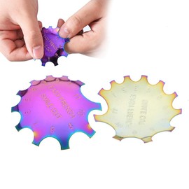 Nail Art Stencil, Stainless Steel Easy French Milk Cutting Cutting Manicure Tool