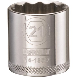 DEWALT DWMT74186OSP 12 Point 3/8'' Drive Socket 21MM