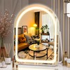 Hasipu Vanity Mirror with Lights, 11"× 14" Arched LED Makeup