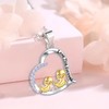 SUPAC Unique Heart-Shaped Duckling Pendant Necklace - Get Your Ducks