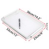 BTSKY A4 Plus Clear Transparent PP Plastic Stackable Storage Box