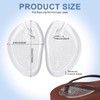 3 Pairs Transparent Silicone Thong Sandal Self-Adhesive Forefoot Cushion with