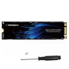 RONGSHU xxGB/TB NVMe SSD M.2 PCIe Gen 3×4, Read Speeds Up to 3,500 MB/s, M.2 2280 Internal Soild State Drive, SLC Cache 3D NAND TLC Compatible with Laptop and PC Desktops (RP5000, 1, TB)
