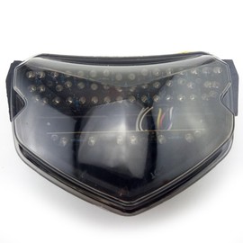 PACASK Smoke Motorcycle Tail Light Integrated with Turn Signals LED for 2004-2005 Suzuki GSX-R 600 750