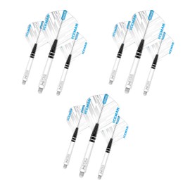 RED DRAGON Gerwyn Price Iceman Ionic White Flight and Stem Combo Pack
