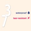 40 Pieces, 6" - Number Stickers, Waterproof Vinyl Stick On