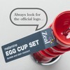 Zeal G277R Stack and Store Egg Cups/Holders, Set of 4