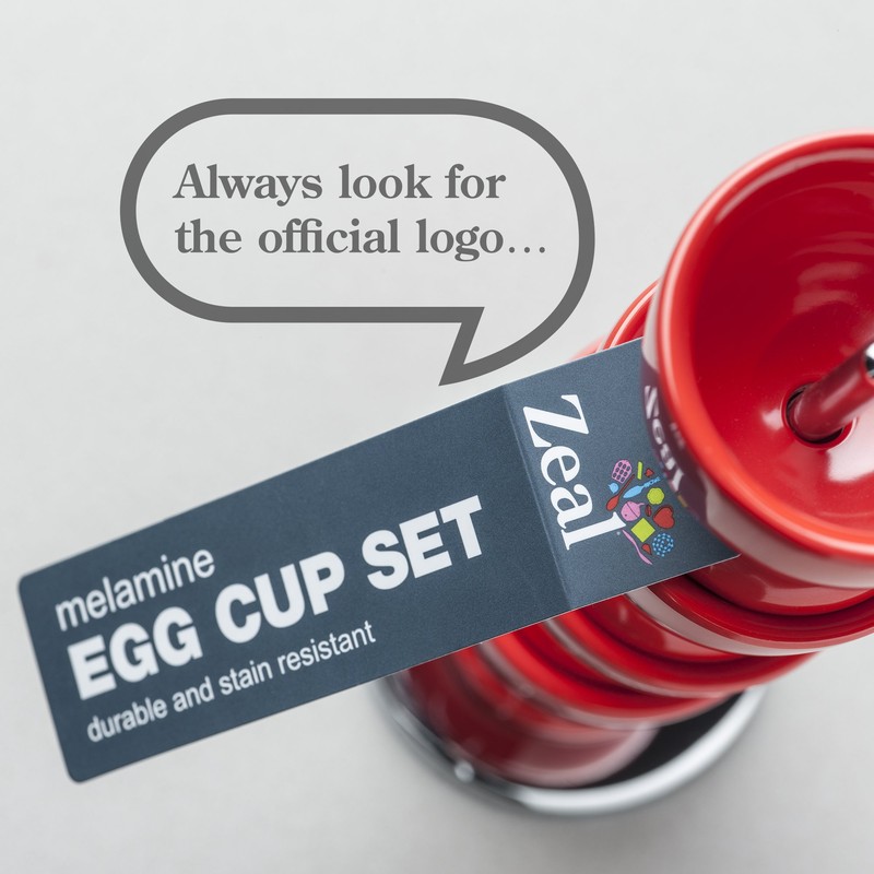 Zeal G277R Stack and Store Egg Cups/Holders, Set of 4