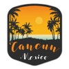 Squiddy Cancun Mexico - Vinyl Sticker Decal for Phone, Laptop, Water Bottle (3" Tall)
