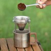 Titanium Spoon Coffee Spoon Suitable for Outdoor Camping Hiking Picnic