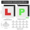 Magnetic L Plates for Car, Magnetic P Plates for New