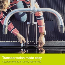 Truck Bed Bike Rack by Delta Cycle (2-Pack) - Bike Hitch Lockable Bike Fork Mount Securely Holds 9 x 100mm Skewer Road, MTB, and Hybrid Bicycles - Lockable Quick Release Truck Bed Bike Mount