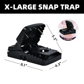 Tensland Unstoppable Professional Squirrel Rat Traps Outdoor Escape Proof Squirrel Tr