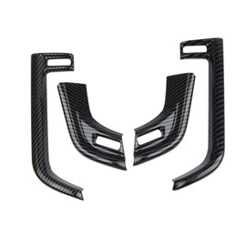 crosselec Carbon Fiber Dashboard Side Air Vent Outlet trims Cover for Jeep Grand Cherokee L 2021-2024 for Grand Cherokee 2022-2024