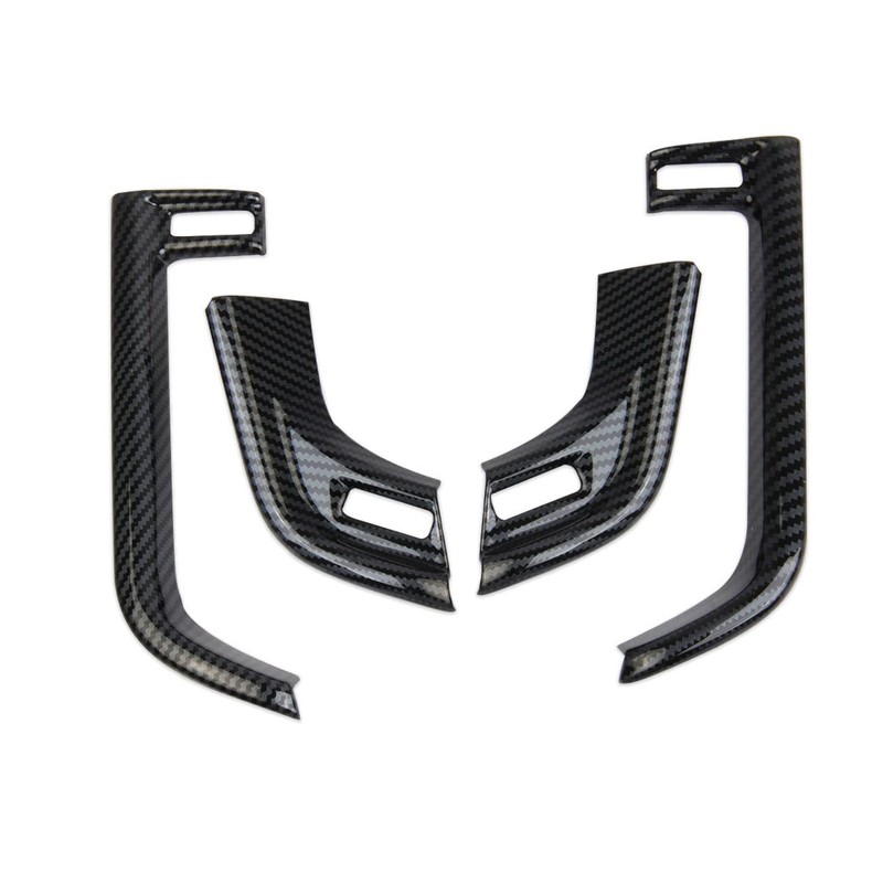 crosselec Carbon Fiber Dashboard Side Air Vent Outlet trims Cover