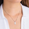 Yimofy Initial Necklace for Women Stainless Steel Women's Dainty Letter